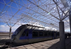 آغاز سفر آزمایشی قطار در مسیر ریلی میانه – اردبیل